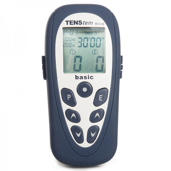Tens Eco Basic: 2-channel electrostimulator with 16 programs (TENS + EMS + Iontophoresis) Tens Eco Basic: 2-channel electrostimulator with 16 programs (TENS + EMS + Iontophoresis)